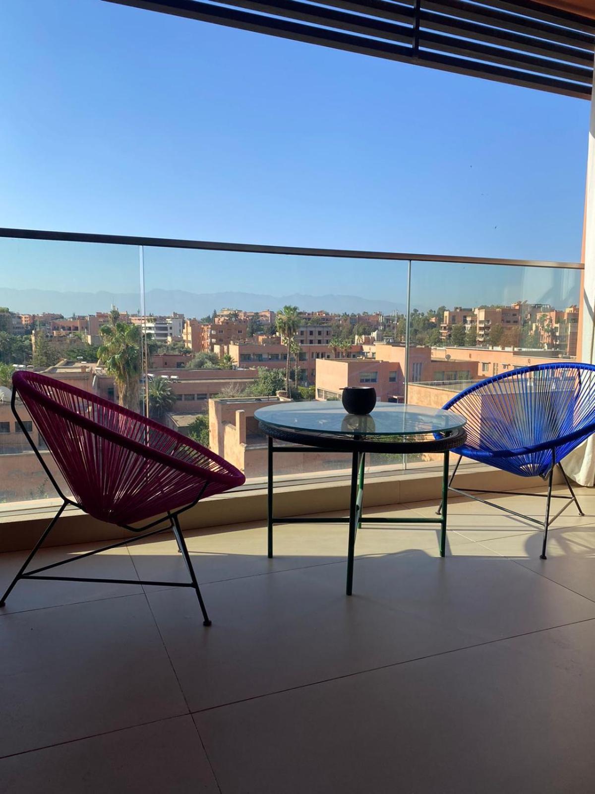 Luxueux Appart Hivernage Avec Vue Sur L"Atlas 马拉喀什 外观 照片