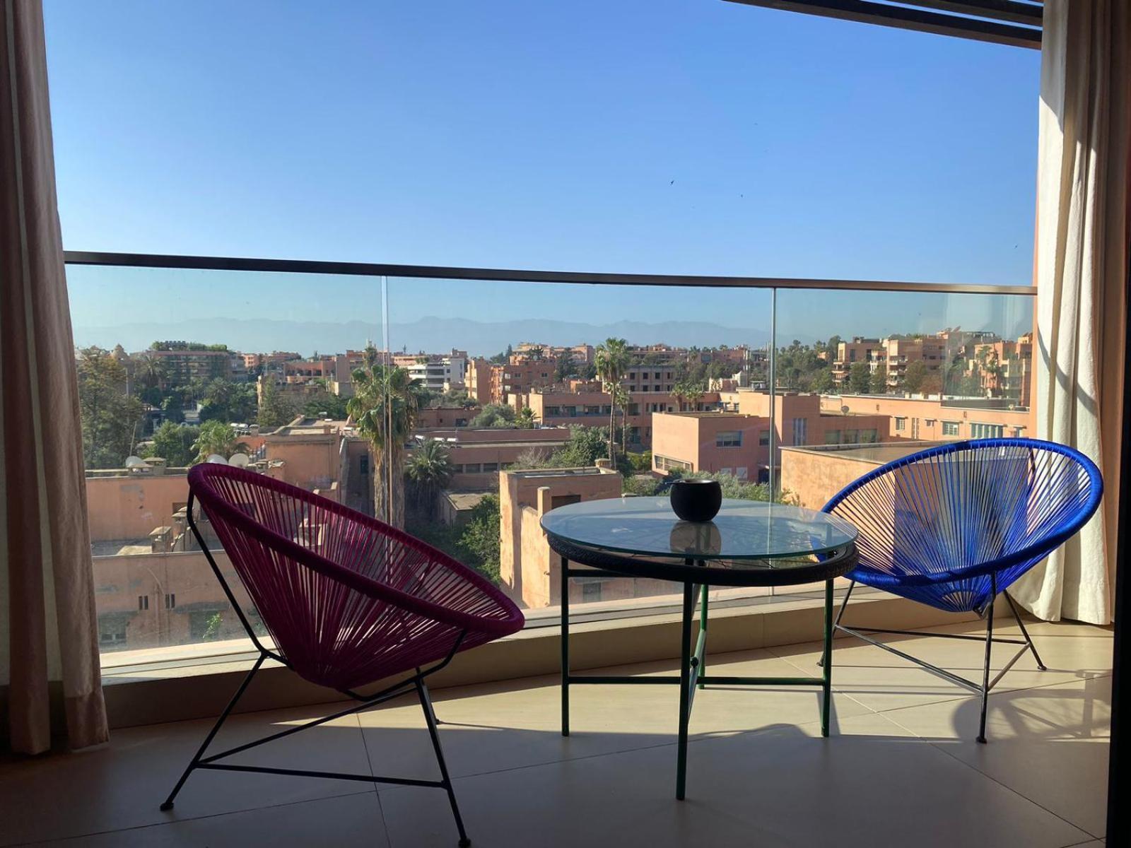 Luxueux Appart Hivernage Avec Vue Sur L"Atlas 马拉喀什 外观 照片